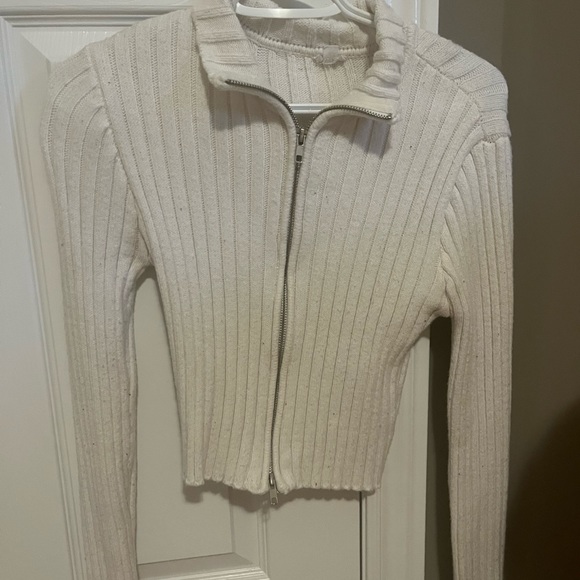 Collared white long sleeve top - Picture 1 of 1